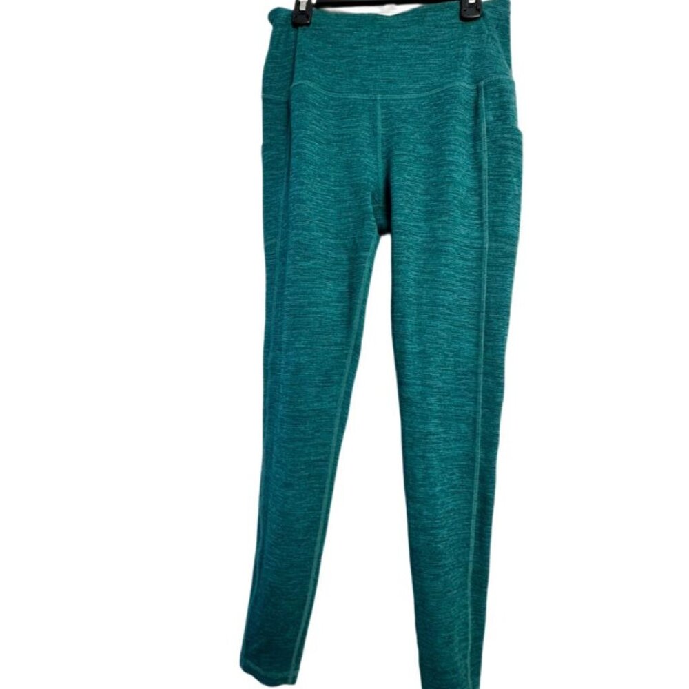 Manduka High Waisted Yoga Leggings Size M  Activewear Performance Workout - Picture 3 of 5